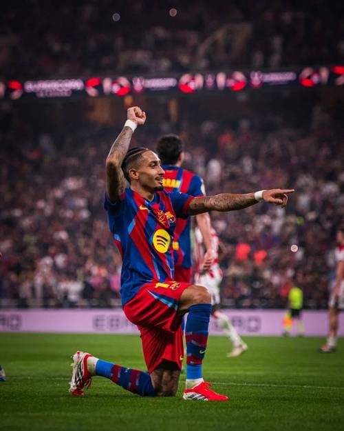 拉菲尼亚直塞，费尔明单刀破门，巴萨总比分53纽卡