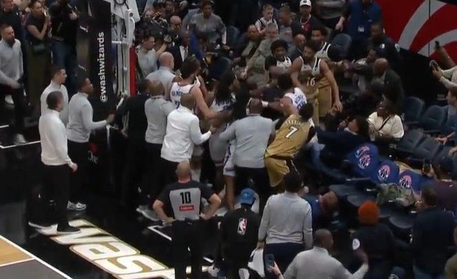 雷霆vs奇才斗殴罚单：米切尔&尚帕尼均被停赛1场杰林等3人遭罚款