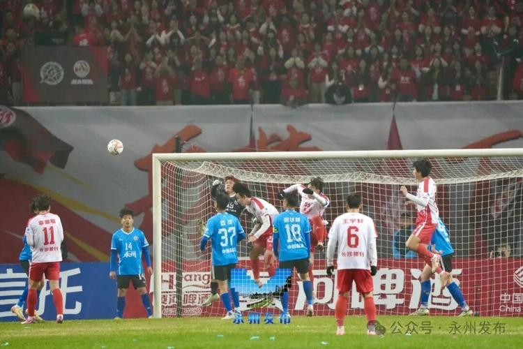 常州队10力克“湘超”冠军永州队，“常宝”第76分钟攻入制胜球