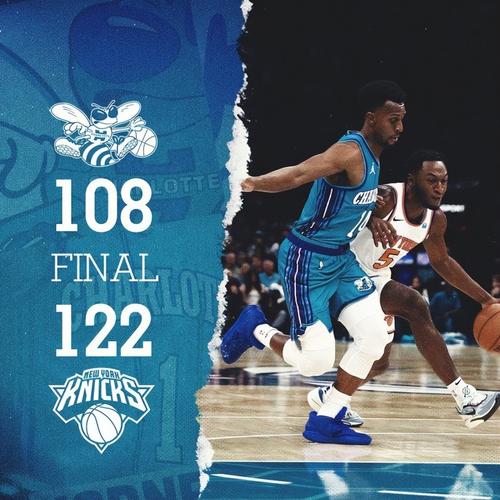 米勒:我们的斗志一直都在始终以最高水准去竞争为夏洛特多赢球